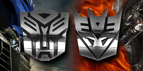 3D Transformers Badges